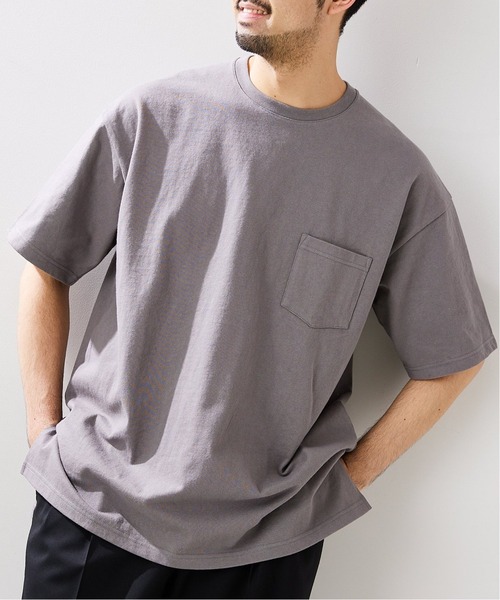 417 EDIFICE(フォーワンセブンエディフィス)の「【fosterr / フォスター】アスレチックTシャツ(Tシャツ/カットソー・メンズ・ホワイト/ベージュ/グレー/ブルー・MEDIUM/LARGE)」の2枚目の写真