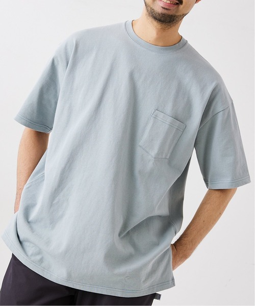 417 EDIFICE(フォーワンセブンエディフィス)の「【fosterr / フォスター】アスレチックTシャツ(Tシャツ/カットソー・メンズ・ホワイト/ベージュ/グレー/ブルー・MEDIUM/LARGE)」の4枚目の写真