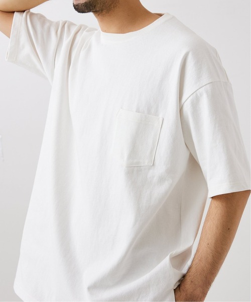 417 EDIFICE(フォーワンセブンエディフィス)の「【fosterr / フォスター】アスレチックTシャツ(Tシャツ/カットソー・メンズ・ホワイト/ベージュ/グレー/ブルー・MEDIUM/LARGE)」の22枚目の写真