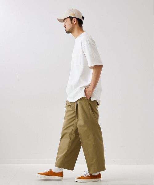 417 EDIFICE(フォーワンセブンエディフィス)の「【fosterr / フォスター】アスレチックTシャツ(Tシャツ/カットソー・メンズ・ホワイト/ベージュ/グレー/ブルー・MEDIUM/LARGE)」の9枚目の写真