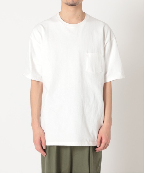 417 EDIFICE(フォーワンセブンエディフィス)の「【fosterr / フォスター】アスレチックTシャツ(Tシャツ/カットソー・メンズ・ホワイト/ベージュ/グレー/ブルー・MEDIUM/LARGE)」の10枚目の写真