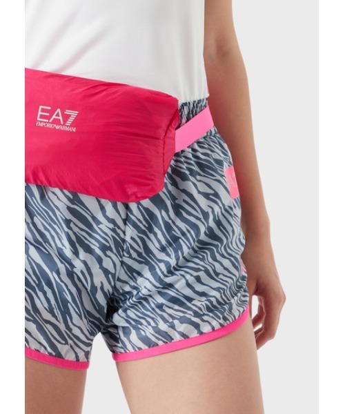 EMPORIO ARMANI EA7（エンポリオアルマーニイーエーセブン）の「【エンポリオ アルマーニ EA7】EA7パッカブル ナイロンジャケット（ナイロンジャケット・レディース・イエロー/ピンク・MEDIUM/LARGE/X-SMALL/SMALL）」の10枚目の写真