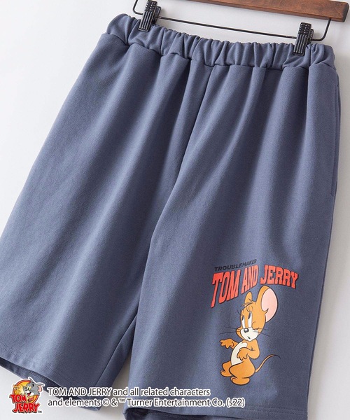 Tom&Jerry(トムアンドジェリー)の「【TOM AND JERRY /トムとジェリー】ショートパンツ(その他パンツ・メンズ・サックスブルー/ブラック/ブルー/ベージュ・X-LARGE/MEDIUM/SMALL/LARGE)」の4枚目の写真