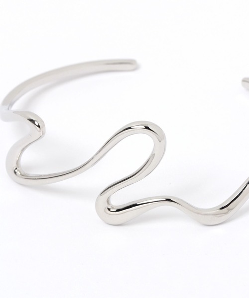 LEPSIM（レプシィム）の「メタルバングル2　274103（バングル/リストバンド・レディース・シルバー/ゴールド・ONE SIZE）」の4枚目の写真