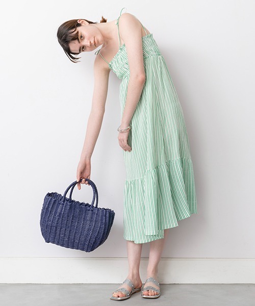 Casselini（キャセリーニ）の「Casselini(キャセリーニ)チューブかごバッグ（ハンドバッグ・レディース・オレンジ/パープル/レッド/ホワイト/グリーン・FREE）」の19枚目の写真