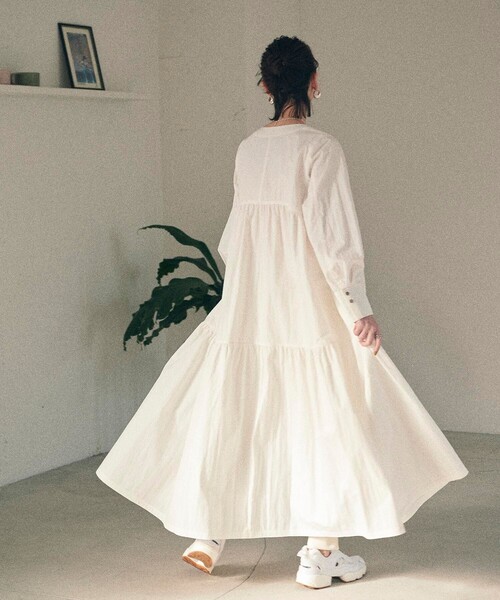 MATURED（マチュアード）の「【MATURED/マチュアード】フロントジップドレス（ワンピース・レディース・ブラック/ホワイト・1/2）」の5枚目の写真