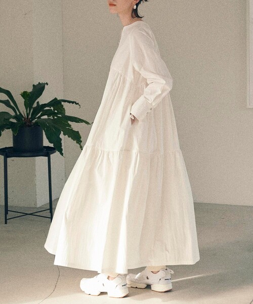 MATURED（マチュアード）の「【MATURED/マチュアード】フロントジップドレス（ワンピース・レディース・ブラック/ホワイト・1/2）」の6枚目の写真