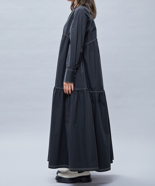 MATURED（マチュアード）の「【MATURED/マチュアード】フロントジップドレス（ワンピース・レディース・ブラック/ホワイト・1/2）」の18枚目の写真