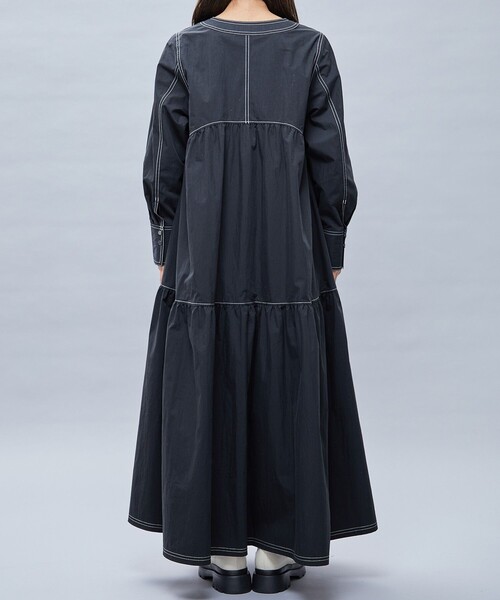 MATURED（マチュアード）の「【MATURED/マチュアード】フロントジップドレス（ワンピース・レディース・ブラック/ホワイト・1/2）」の19枚目の写真