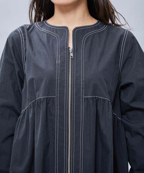 MATURED（マチュアード）の「【MATURED/マチュアード】フロントジップドレス（ワンピース・レディース・ブラック/ホワイト・1/2）」の20枚目の写真