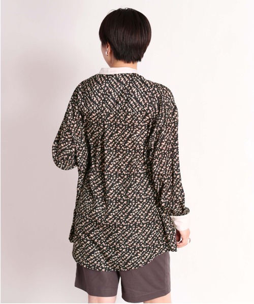 cepo(セポ)の「花柄バンドカラークレリックシャツ(シャツ/ブラウス・レディース・ネイビー系/グレー系/ホワイト系・M)」の22枚目の写真