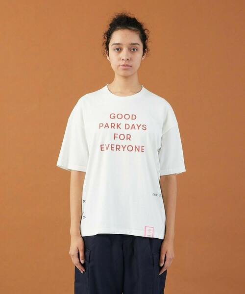 FRAPBOIS（フラボア）の「フォントT（Tシャツ/カットソー・レディース・ホワイト/ブラック・1/2/0）」の3枚目の写真