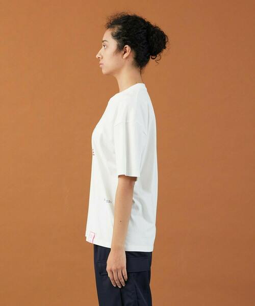 FRAPBOIS（フラボア）の「フォントT（Tシャツ/カットソー・レディース・ホワイト/ブラック・1/2/0）」の4枚目の写真