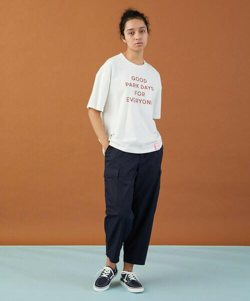 FRAPBOIS（フラボア）の「フォントT（Tシャツ/カットソー・レディース・ホワイト/ブラック・1/2/0）」の12枚目の写真