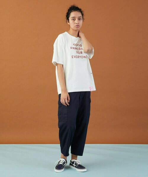 FRAPBOIS（フラボア）の「フォントT（Tシャツ/カットソー・レディース・ホワイト/ブラック・1/2/0）」の13枚目の写真