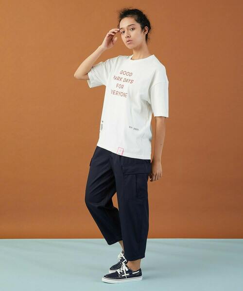 FRAPBOIS（フラボア）の「フォントT（Tシャツ/カットソー・レディース・ホワイト/ブラック・1/2/0）」の14枚目の写真