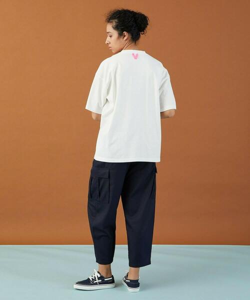 FRAPBOIS（フラボア）の「フォントT（Tシャツ/カットソー・レディース・ホワイト/ブラック・1/2/0）」の15枚目の写真