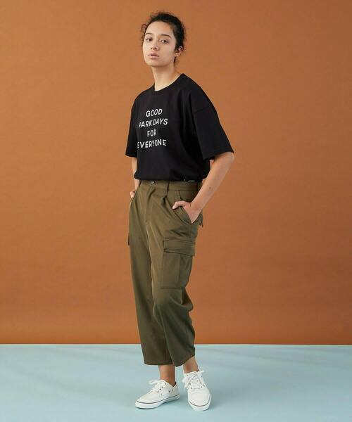 FRAPBOIS（フラボア）の「フォントT（Tシャツ/カットソー・レディース・ホワイト/ブラック・1/2/0）」の19枚目の写真