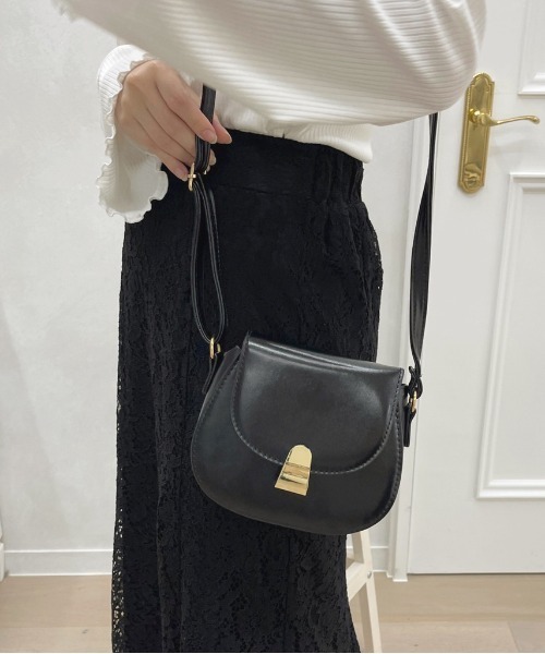 apres jour(アプレジュール)の「【apres jour×ARIAZ】レトロミニショルダーバッグ(ショルダーバッグ・レディース・ブラック/ベージュ/ブラウン系その他・FREE)」の8枚目の写真