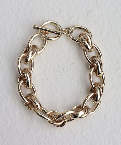 fredy emue（フレディエミュ）の「中太チェーンマンテルブレスレット（ブレスレット・レディース・シルバー/ゴールド・FREE）」の6枚目の写真