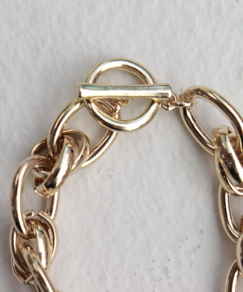 fredy emue（フレディエミュ）の「中太チェーンマンテルブレスレット（ブレスレット・レディース・シルバー/ゴールド・FREE）」の8枚目の写真