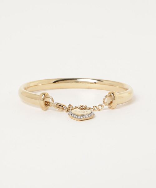 Guess(ゲス)の「FINE HEART 13mm Heart & White Bangle(ブレスレット・レディース・シルバー/ゴールド・SMALL)」の5枚目の写真