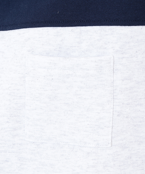 BEAMS BOY（ビームスボーイ）の「◎les Briqu’a braque / 胸切り替え ボートネック スウェット（スウェット・レディース・グレー/ネイビー・ONE SIZE）」の7枚目の写真