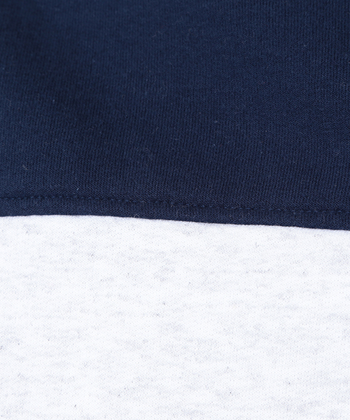 BEAMS BOY（ビームスボーイ）の「◎les Briqu’a braque / 胸切り替え ボートネック スウェット（スウェット・レディース・グレー/ネイビー・ONE SIZE）」の10枚目の写真