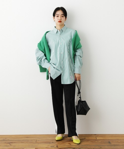 RODEO CROWNS WIDE BOWL（ロデオクラウンズワイドボウル）の「SHARE BIG シャツ（シャツ/ブラウス・レディース・ベージュ系その他/グリーン系その他/ピンク系その他/ブルー系その他・FREE）」の19枚目の写真