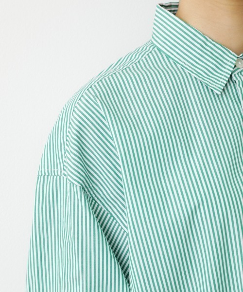 RODEO CROWNS WIDE BOWL（ロデオクラウンズワイドボウル）の「SHARE BIG シャツ（シャツ/ブラウス・レディース・ベージュ系その他/グリーン系その他/ピンク系その他/ブルー系その他・FREE）」の7枚目の写真