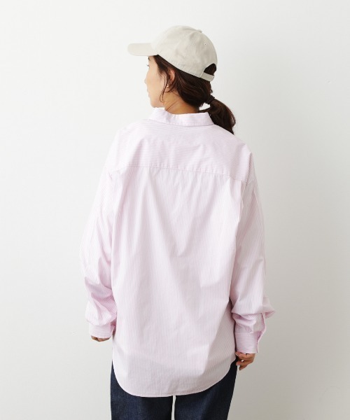 RODEO CROWNS WIDE BOWL（ロデオクラウンズワイドボウル）の「SHARE BIG シャツ（シャツ/ブラウス・レディース・ベージュ系その他/グリーン系その他/ピンク系その他/ブルー系その他・FREE）」の11枚目の写真