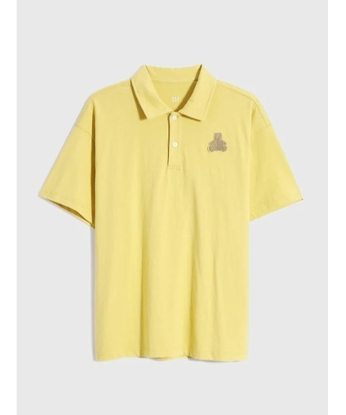 GAP（ギャップ）の「ウォッシュドロー ジャージー ブラナン ポロシャツ（ポロシャツ・メンズ・ブラック/ブルー/グレー/グリーン/ネイビー/イエロー・XS/S/M/L/XL/XXS）」の6枚目の写真