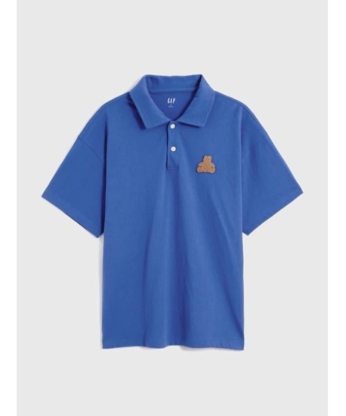 GAP（ギャップ）の「ウォッシュドロー ジャージー ブラナン ポロシャツ（ポロシャツ・メンズ・ブラック/ブルー/グレー/グリーン/ネイビー/イエロー・XS/S/M/L/XL/XXS）」の14枚目の写真