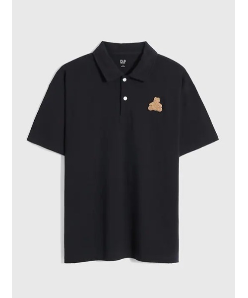 GAP（ギャップ）の「ウォッシュドロー ジャージー ブラナン ポロシャツ（ポロシャツ・メンズ・ブラック/ブルー/グレー/グリーン/ネイビー/イエロー・XS/S/M/L/XL/XXS）」の15枚目の写真