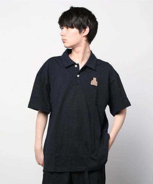 GAP（ギャップ）の「ウォッシュドロー ジャージー ブラナン ポロシャツ（ポロシャツ・メンズ・ブラック/ブルー/グレー/グリーン/ネイビー/イエロー・XS/S/M/L/XL/XXS）」の12枚目の写真