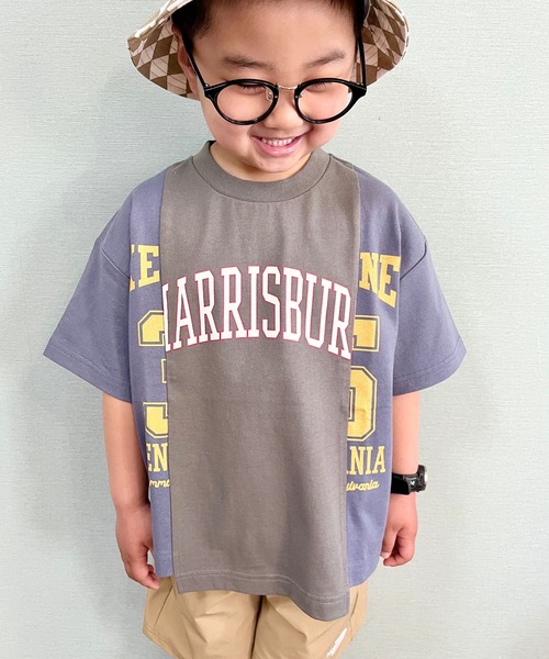 CIAOPANIC TYPY(チャオパニックティピー)の「【KIDS】USAリメイクカレッジTee(Tシャツ/カットソー・キッズ・ネイビー/グレー系その他・SMALL/MEDIUM/LARGE/X-LARGE/XX-LARGE)」の22枚目の写真