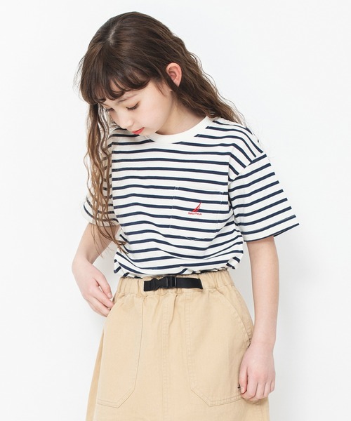 NAUTICA(ノーティカ)の「【NAUTICA/ノーティカ】ポケット半袖Tシャツ(Tシャツ/カットソー・キッズ・ライム/オレンジ/オフホワイト/ブルーグレー/その他/ブラック・120/140/130/150)」の19枚目の写真