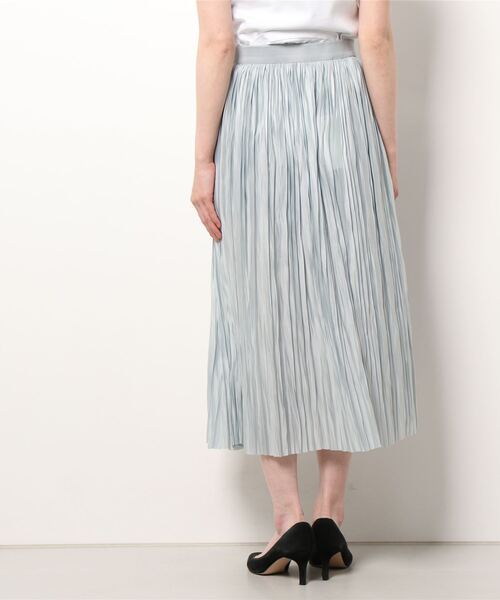 ROBERTO COLLINA(ロベルトコリーナ)の「【 ROBERTO COLLINA / ロベルトコリーナ 】PLEATED SKIRT / プリーツスカート(スカート・レディース・ブラック/ライトグレー/ナチュラル/ネイビー・SMALL/MEDIUM)」の5枚目の写真