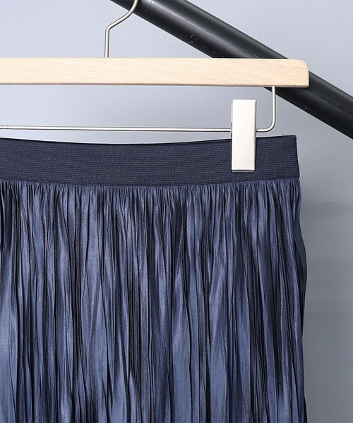 ROBERTO COLLINA(ロベルトコリーナ)の「【 ROBERTO COLLINA / ロベルトコリーナ 】PLEATED SKIRT / プリーツスカート(スカート・レディース・ブラック/ライトグレー/ナチュラル/ネイビー・SMALL/MEDIUM)」の11枚目の写真