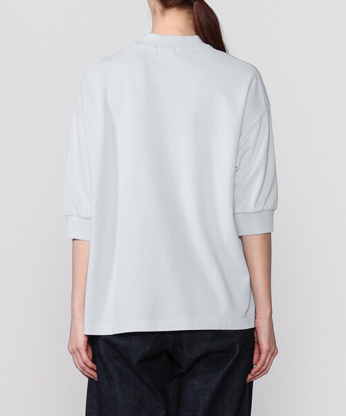 GYMPHLEX(ジムフレックス)の「Gymphlex | 鹿の子クルーネックTシャツ WOMEN(Tシャツ/カットソー・レディース・サックスブルー/アイボリー/グレイッシュベージュ・12/14)」の20枚目の写真