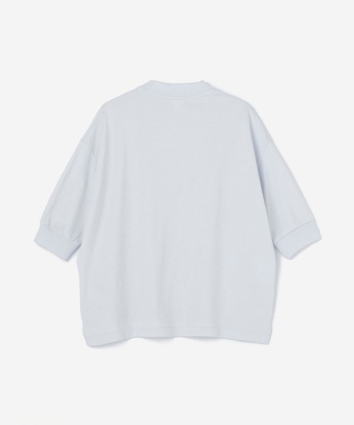 GYMPHLEX(ジムフレックス)の「Gymphlex | 鹿の子クルーネックTシャツ WOMEN(Tシャツ/カットソー・レディース・サックスブルー/アイボリー/グレイッシュベージュ・12/14)」の11枚目の写真
