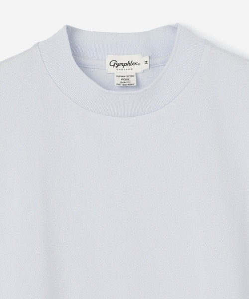GYMPHLEX(ジムフレックス)の「Gymphlex | 鹿の子クルーネックTシャツ WOMEN(Tシャツ/カットソー・レディース・サックスブルー/アイボリー/グレイッシュベージュ・12/14)」の12枚目の写真