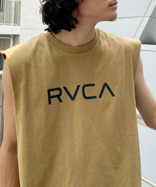 RVCA（ルーカ）の「RVCA/ルーカ ルーズシルエット ノースリーブTシャツ/バックプリント タンクトップ BC041-363（タンクトップ・メンズ・ブラウン/ブラック/ホワイト・L/M/S）」の11枚目の写真
