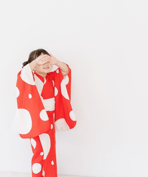 LOWRYS FARM（ローリーズファーム）の「浴衣セット　280847（浴衣・キッズ・ブラック/グレー/レッド・110cm/130cm/150cm）」の16枚目の写真