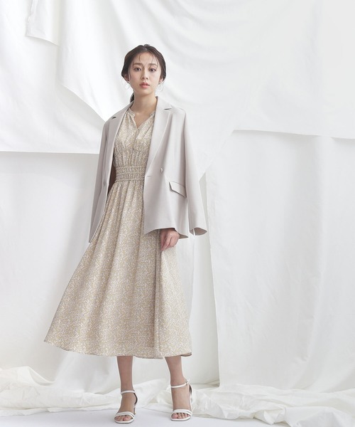 NATURAL BEAUTY BASIC（ナチュラルビューティーベーシック）の「ダブルブレストジャケット（テーラードジャケット・レディース・キャメル/グレイッシュベージュ・SMALL/MEDIUM）」の12枚目の写真