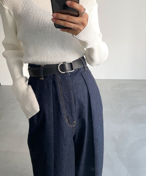 CANAL JEAN（キャナルジーン）の「arc デニムタックパンツ