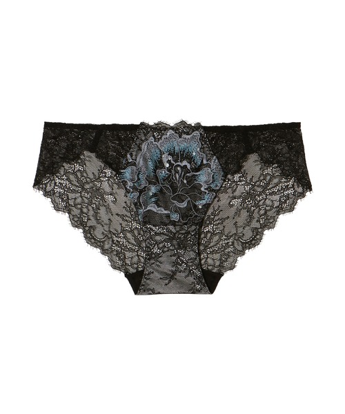 LINGERIEAM ブラックレースブラジャーショーツ LINGERIEAM ブラックレースブラジャーショーツ