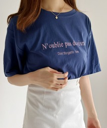 レタリングロゴTEE
