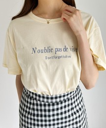 レタリングロゴTEE