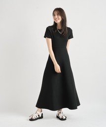 JUSGLITTY♡半袖レディーニットワンピース JUSGLITTY（ジャスグリッティー）の「半袖レディニット